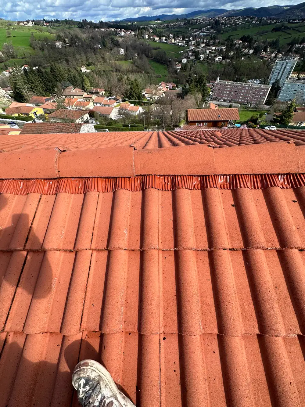 Chantier de toiture à Bas-en-Basset